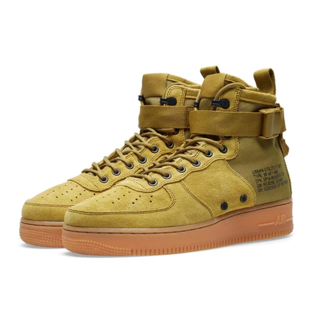 Nike Air Force 1 Mid Desert Moss Hightop